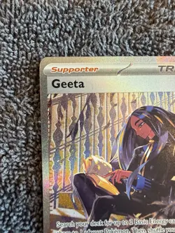 Pokemon TCG Geeta 226/197 SV03: Obsidian Flames SIR Holo - NM - Image 3