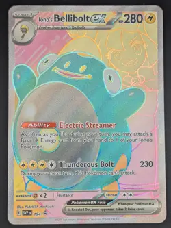 Iono's Bellibolt ex 194 Holo Near Mint Scarlet & Violet Promo Promo Pokemon - Image 1