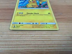 Pokemon Sun & Moon Black Star Promo Card Pikachu SM206 Holo Foil TCG Shiny - Image 3