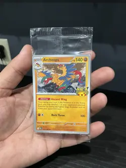 Exclusive Pokemon Chicago Field Museum Fossil Exhibit ArcheopsPromo Card SEALED - Image 1