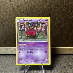 Pokemon TCG Venipede B&W Boundaries Crossed 72/149 Regular Common Card - Image 3