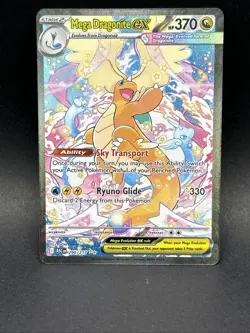 Mega Dragonite ex 290/217 Ascended Heroes SIR Holo Pokemon Card NM - Image 3