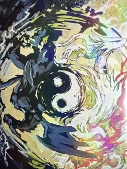 ✨Reshiram and Zekrom - Ultra Rare Holo Fan Art Card - Non Tcg - Image 2