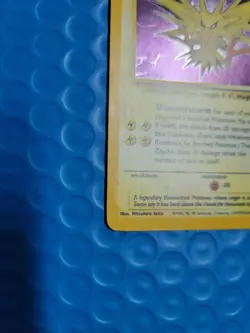 Zapdos - Fossil Set - 15/62 - Holo Foil Rare - Pokemon Card - LP - Image 4