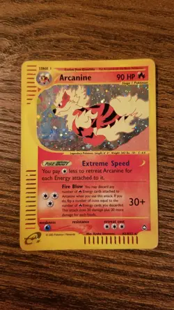 Arcanine Holo - Aquapolis - HP - 2003 Pokemon Card - Image 1