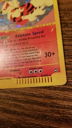 Arcanine Holo - Aquapolis - HP - 2003 Pokemon Card - Image 3