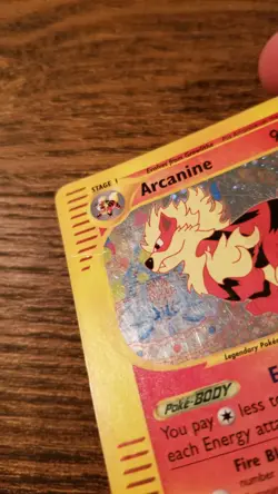 Arcanine Holo - Aquapolis - HP - 2003 Pokemon Card - Image 4