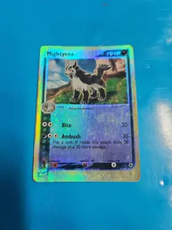 Mightyena 42/109 Ruby and Sapphire Reverse Holo Pokemon Card TCG - Image 1