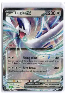 Lugia ex 017/034 Trading Card Game Classic Holofoil EN Pokemon NM - Image 1