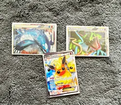 Nintendo Pokemon TCG 3-Card Holo Lot Flareon EX Rayquaza/Deoxys LEGEND 2014 - Image 1