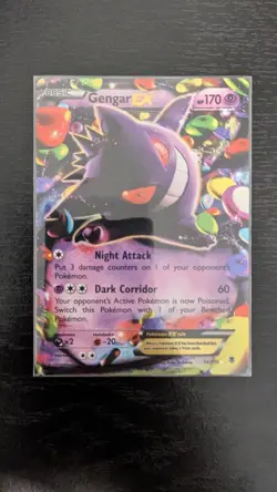 Pokemon TCG Gengar EX 34/119 Phantom Forces Ultra Rare Card - Image 1