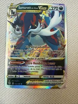 Pokemon Samurott VSTAR 102/189 Spanish Fan Art Card - Image 1