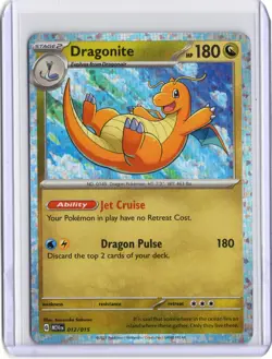 Pokemon McDonalds 2024 Dragonite 12/15 Holo Rare Promo TCG Card NM - Image 1