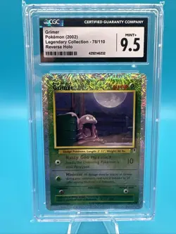 CGC 9.5 MINT+ Grimer 78/110 Legendary (collection) Reverse Holo Pokemon Card - Image 1