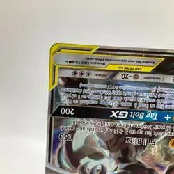 Pikachu & Zekrom GX SM168 SM Promos Holo Pokemon Card LP - Image 4