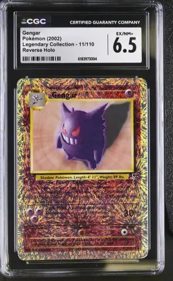 CGC 6.5 EX/NM+ Gengar 11/110 Legendary (Collection) Reverse Holo Pokemon Card - Image 1