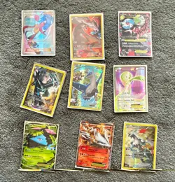 Nintendo Pokemon TCG 8-Card EX Holo Lot Kyogre/Reshiram/Dialga 2013 ENG - Image 1