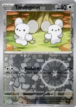 Tandemaus - 160/198 SV01: Scarlet & Violet Base Set Pokemon Card TCG - Image 1