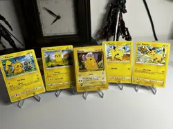 5x Pikachu Card LOT - Pokemon TCG - Assorted Lot - Image 2