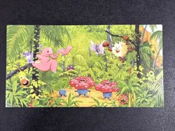 Pokemon TCG Vintage 1998 Post Card Southern Islands Tropical Island Rare - Image 1