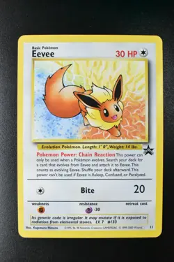 Eevee 11 JR Stamp Rally Promo 2000 Pokemon Card - Image 2