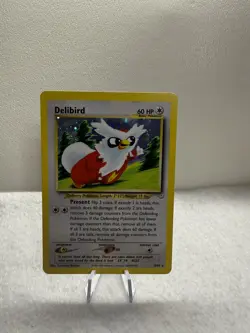 Pokemon TCG Delibird 5/64 Neo Revelation Holo Rare Card NM - Image 5