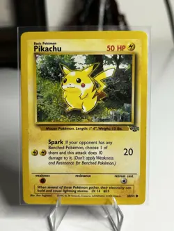 Pikachu 60/64 Red Cheeks Jungle Set WOTC 1999 Pokemon TCG Card - Image 1