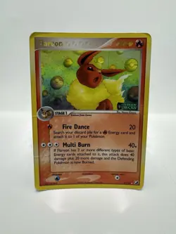 Pokemon TCG Flareon 5/115 EX Unseen Forces Reverse Holo Stamped 2005 HP - Image 1