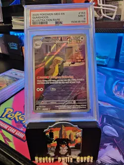 2025 Pokemon Meg EN-Mega Evolution Gumshoos Illustration Rare PSA 9 153/132 - Image 1