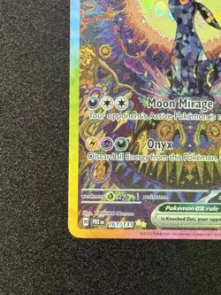 Umbreon EX 161/131 Sir SV Prismatic Evolutions Near Mint NM Strong Centering - Image 5