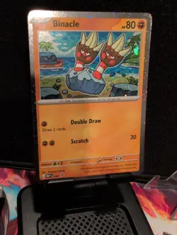 Pokemon Binacle 087 Pitch Black Mega Evolution Cosmos Holo Blackstar Promo NM - Image 2