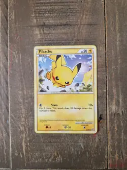 Pikachu 61/90 - HS Undaunted - Non Holo - Pokemon TCG Card English NEAR MINT - Image 1