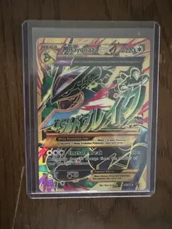 Pokemon TCG M Rayquaza EX Full Art Ultra Rare Ancient Origins Card 98/98 - Image 1