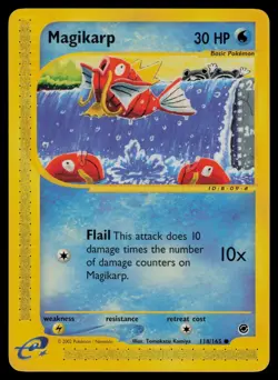 Magikarp 118/165 Common Expedition Base Set Pokemon Lightly Played - Image 1