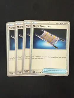 4X Night Stretcher 196/217 Ascended Heroes Pokemon TCG NM - Image 1