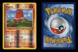 REVERSE HOLO DIGLETT COMMON 55/108 LP POKEMON - Image 3