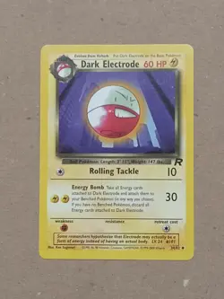 Dark Electrode 34/82 Uncommon Team Rocket Pokemon Unlimited Lightly Played - Image 1