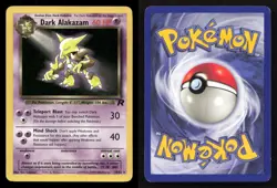 Dark Alakazam 18/82 Team Rocket Unlimited LP Pokemon - Image 3