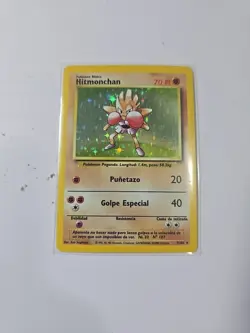 Hitmonchan (7/102) Unlimited Holo Rare 1999 Pokemon TCG Base Set Ready To Grade - Image 1
