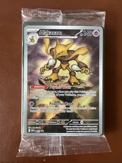 Pokemon TCG SV: Scarlet & Violet Promo Cards #009 Alakazam SEALED - Image 1