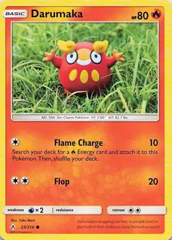 Darumaka - (Artist Yuka Morii) Pokemon Common 2019 Unbroken Bonds 23/214 NM - Image 1