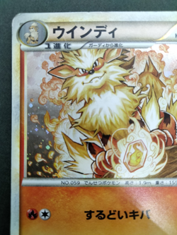 Arcanine Heart Gold 1st Edition 2009 014/070 Excellent Japanese Pokemon card - Image 4