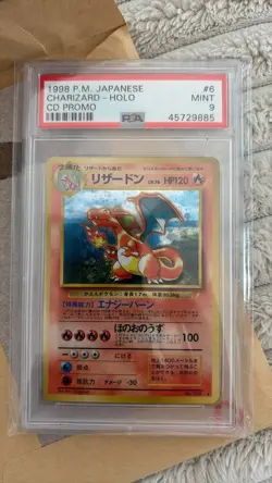 Charizard 1999 Japanese Cd Promo PSA 9 Mint Holo Pokemon Card - Image 1