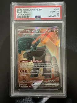 Pokemon TCG Ting Lu Ex Paldea Evolved English Full Art Graded PSA 10 - Image 1