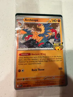SEALED Pokemon Archeops Promo Card 051/086 Field Museum Chicago Fossil Museum - Image 1