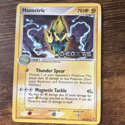 Manectric 38/107 EX Deoxys stamped - Image 1
