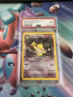 2000 Pokemon Rocket #9 Dark Hypno Holo 1st Edition PSA 9 75009706 Graded Pokemon - Image 1