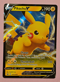 The Pokemon Company Pikachu V SWSH061 SWSH Promo Holo ENG 190HP - Image 1