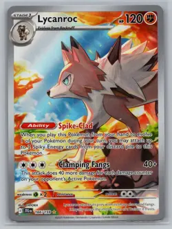 Lycanroc 166/159 Illustration Rare Journey Together Pokemon Holo Near Mint - Image 1