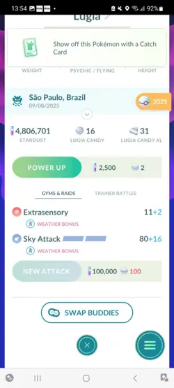 Pokemon Go Legendary Shiny Lugia - Image 2